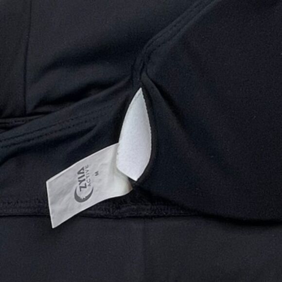 ZYIA Active Black Adjustable Mesh Sports Bra Size M 34A-36C - Picture 8 of 11